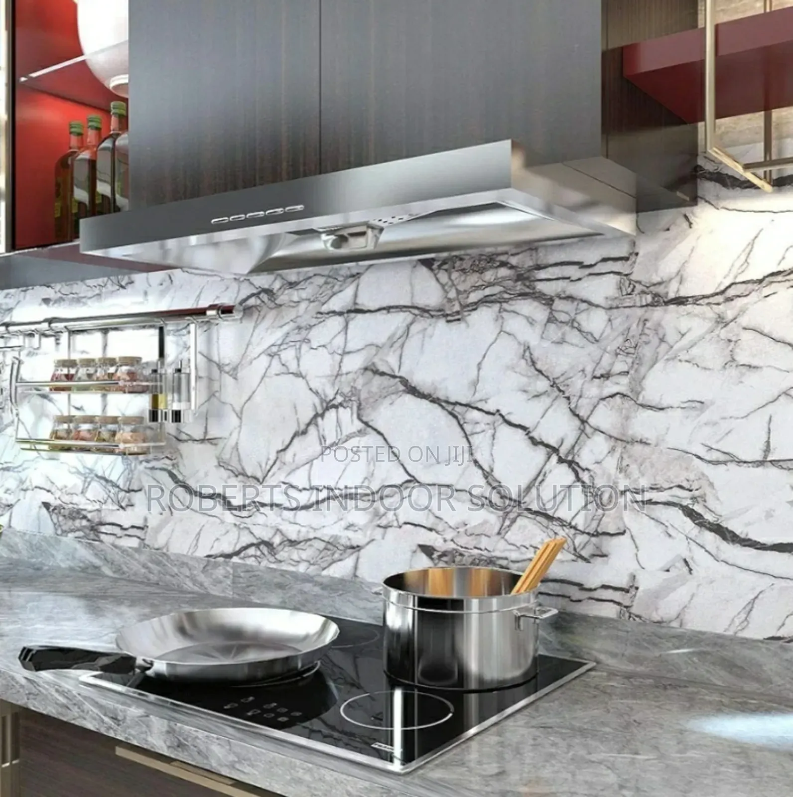 Abstract Cracked Marble Wallpaper