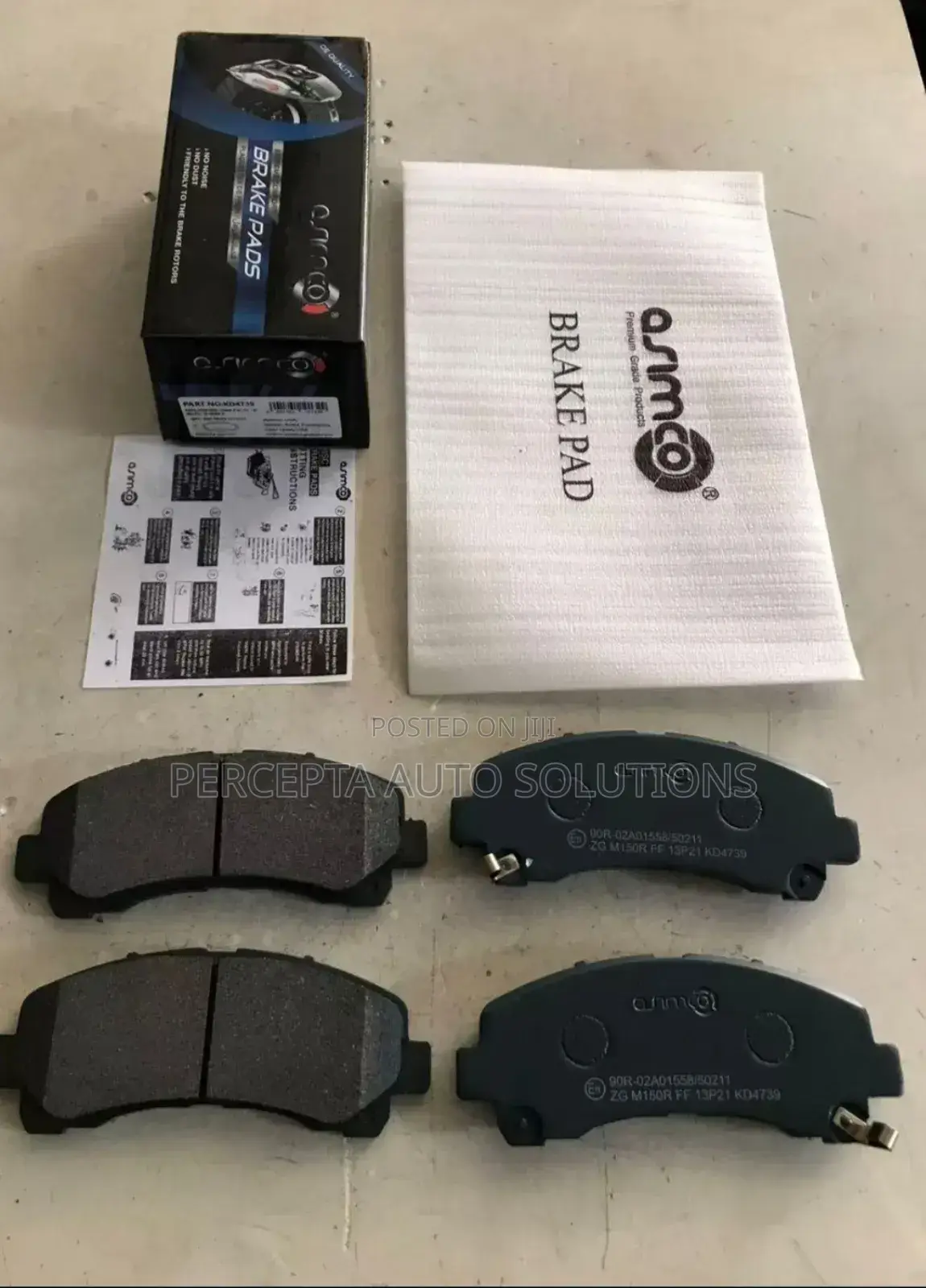 Isuzu D-Max New Mode Asimco Front Brake Pads Kd4739