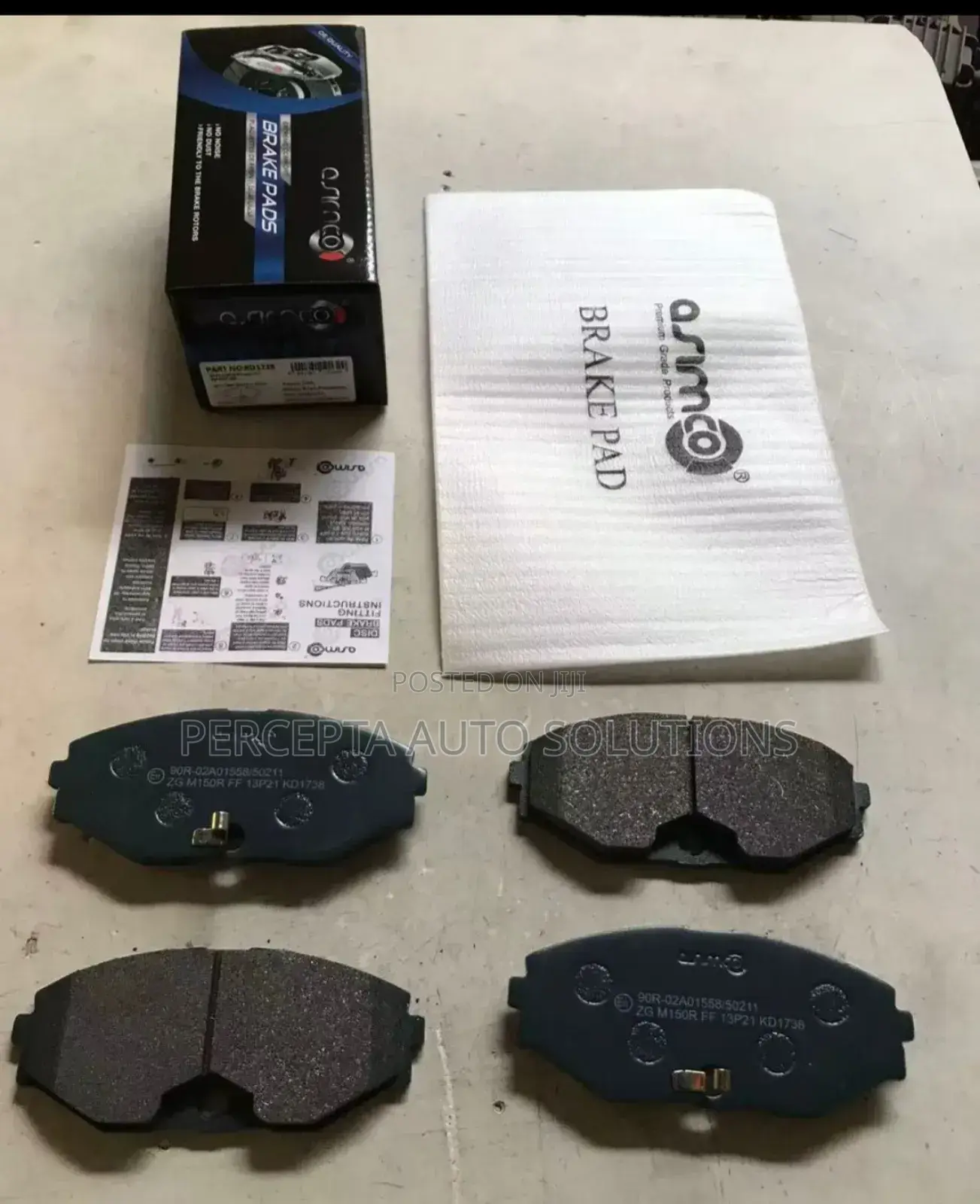 Nissan Liberty M12 Asimco Front Brake Pads Kd1738