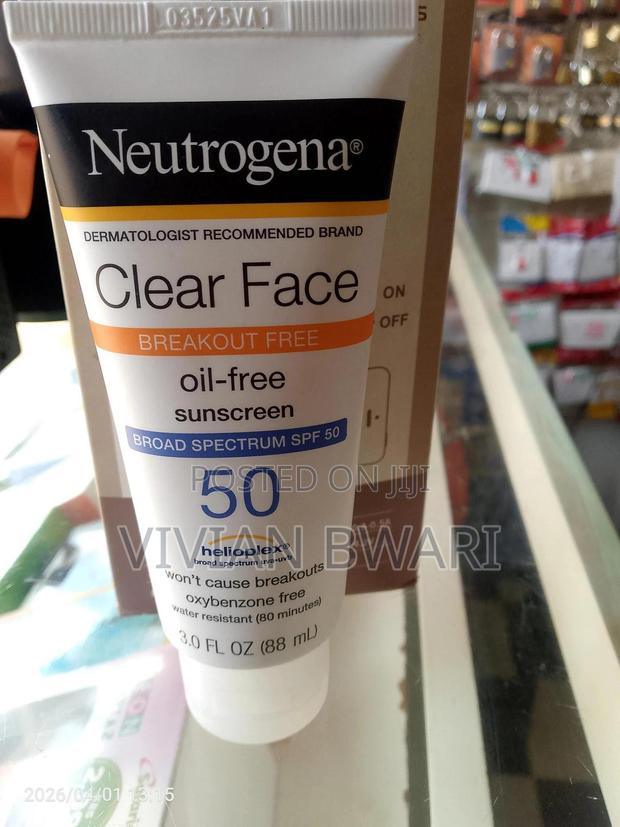 Neutrogena Clear Face Sunscreen SPF 50 88ml