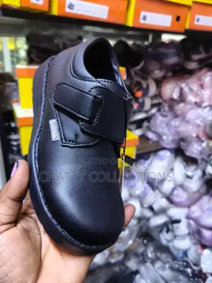 Black Crab Kids Boys School Shoes Size 25 to 42