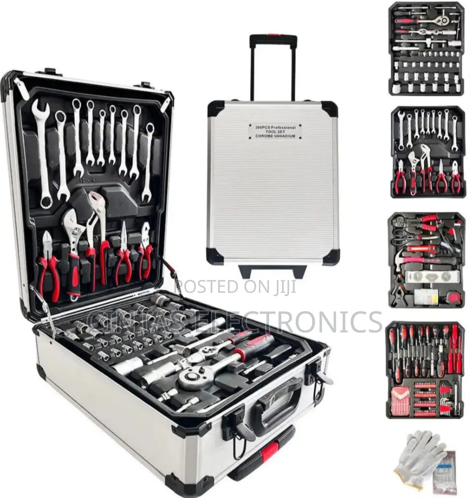 Professional Diy 499pc Trolley Mechanical Engineering Toolset