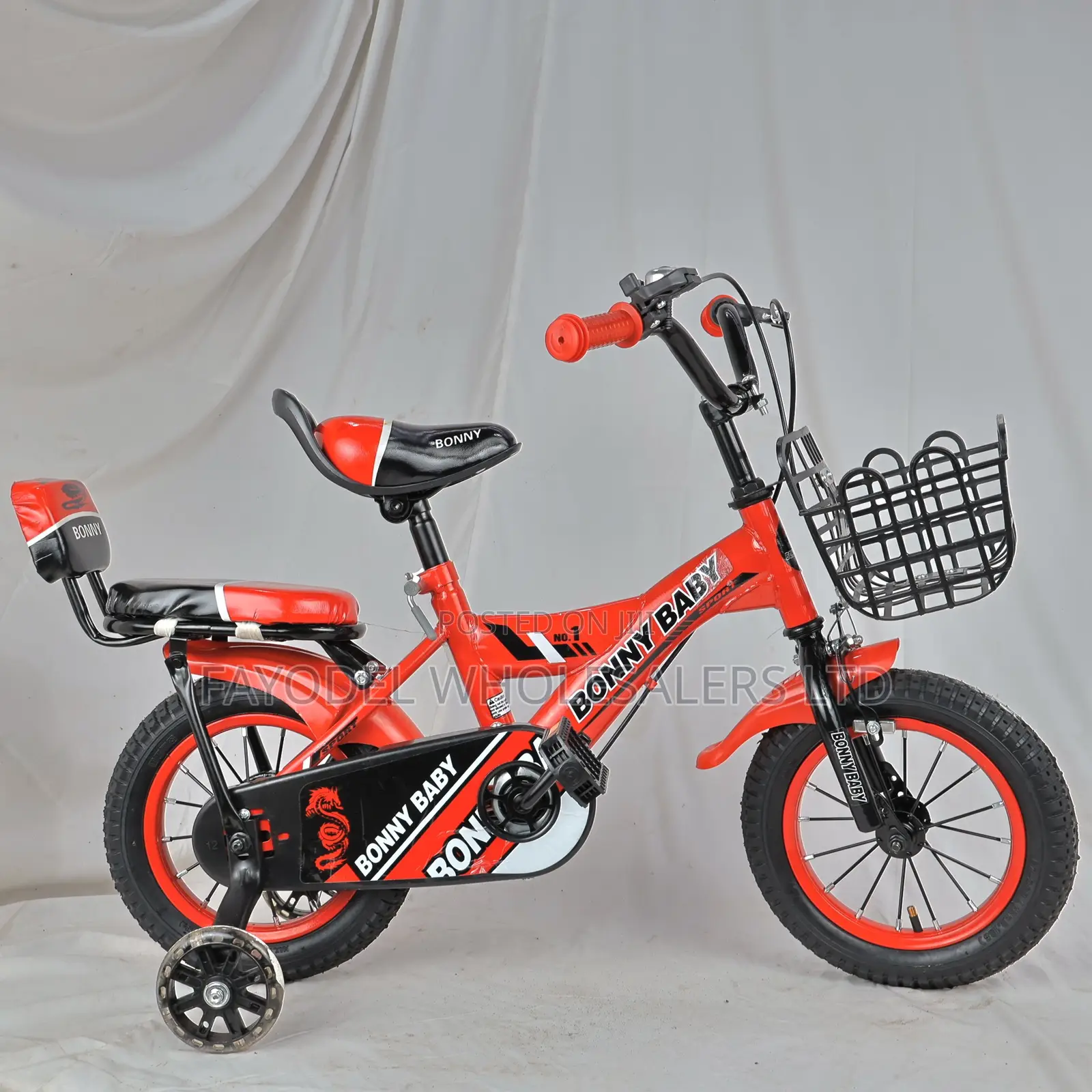 Size 12 Bony Baby Bike – Red