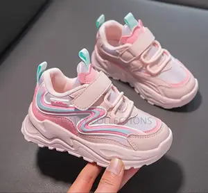 Pink Kid's Fashion Sneakers Size 26 to 37