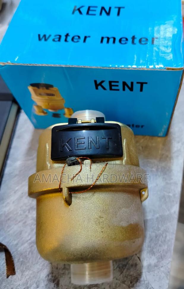 Metallic 1/2" Kent Water Meter - main view