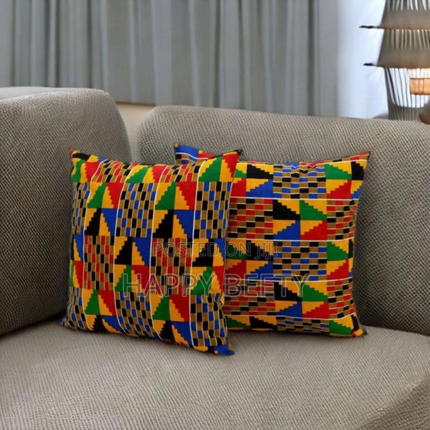African Print Throw Pillows - main view