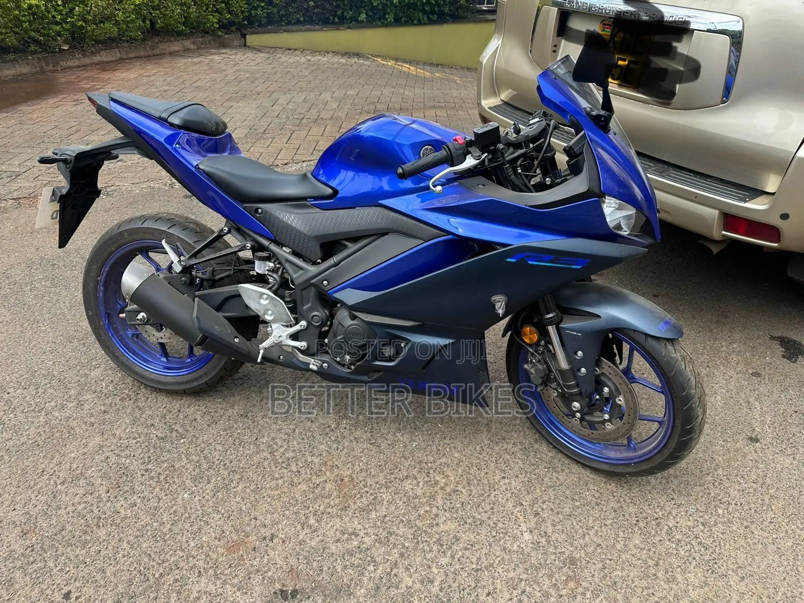 New Yamaha R3 2024 Blue