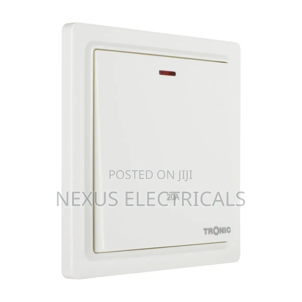Grey/Black/White - Dp Switch With Neon 20amps Tronic