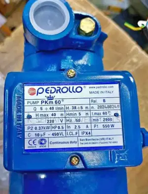 Reliable 0.5hp Pedrollo Booster Pump/0.5hp Pedrollo Booster Pump