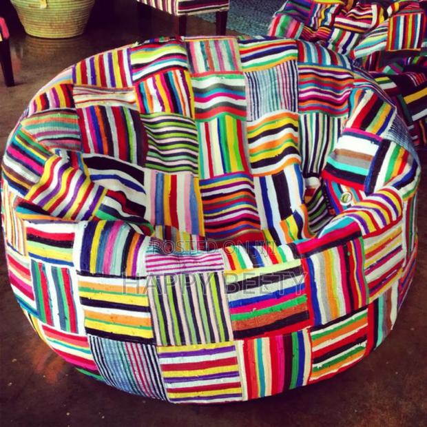 Ankara Print Beanbag Seat - thumbnail 2