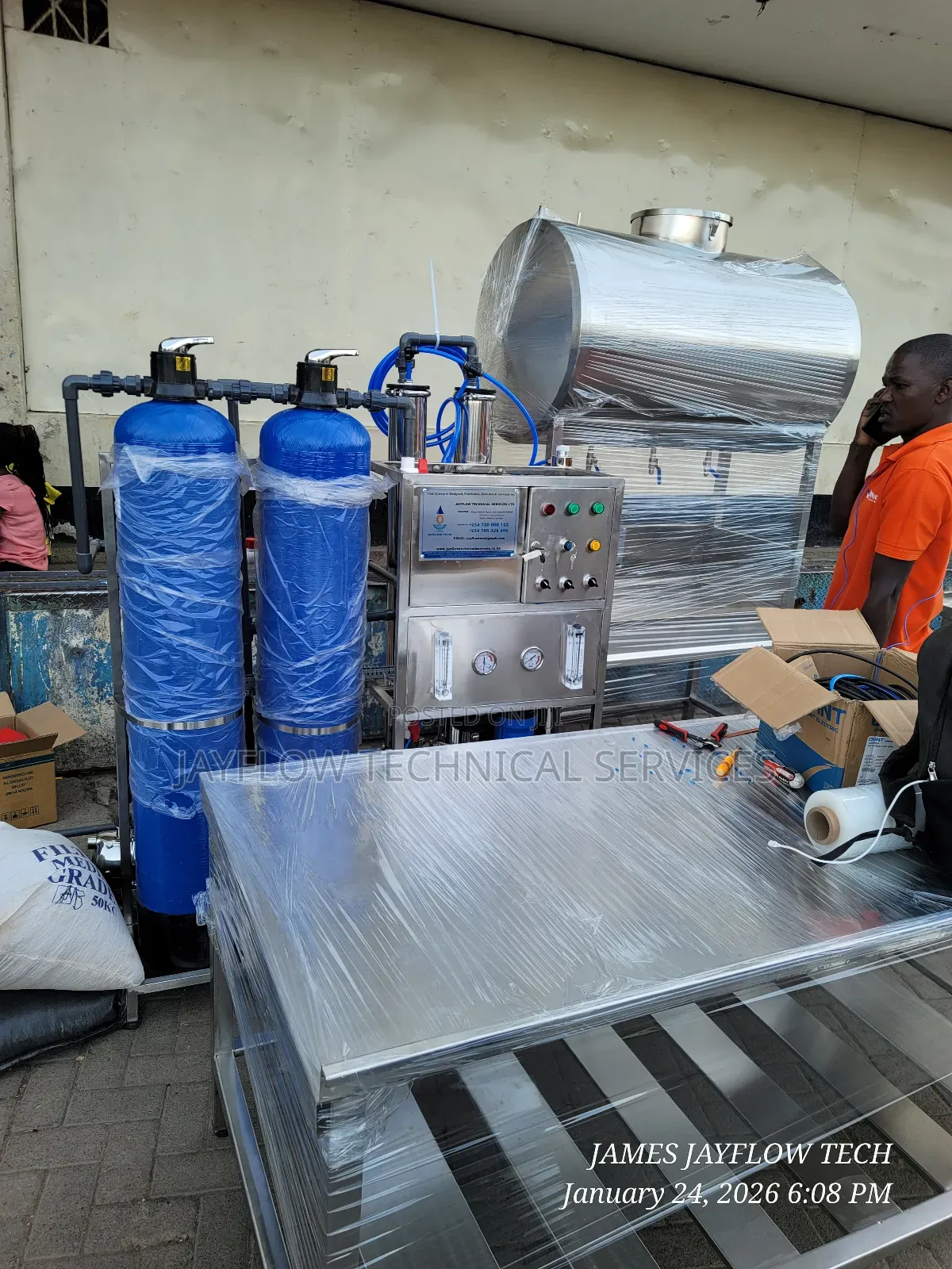 Water Purification and Bottling Equipment Ro 250lph