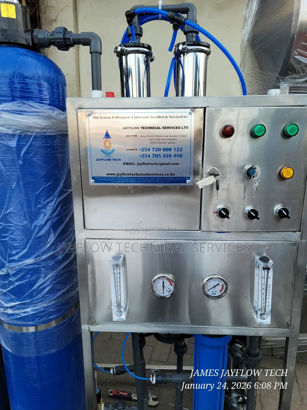 Water Purification and Bottling Equipment Ro 250lph