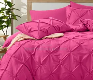 Pinch Pleated Duvet Cover Set