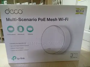 Tp-Link Deco X50 Ax3000 Home Mesh With Poe (3 Pack) - Tl-Deco X50-Poe