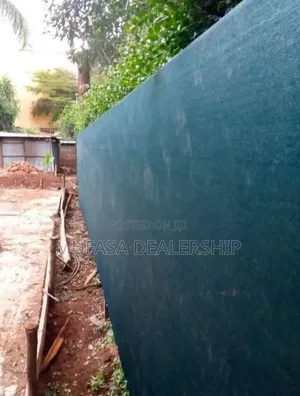 Dark Green Home Privacy Fence