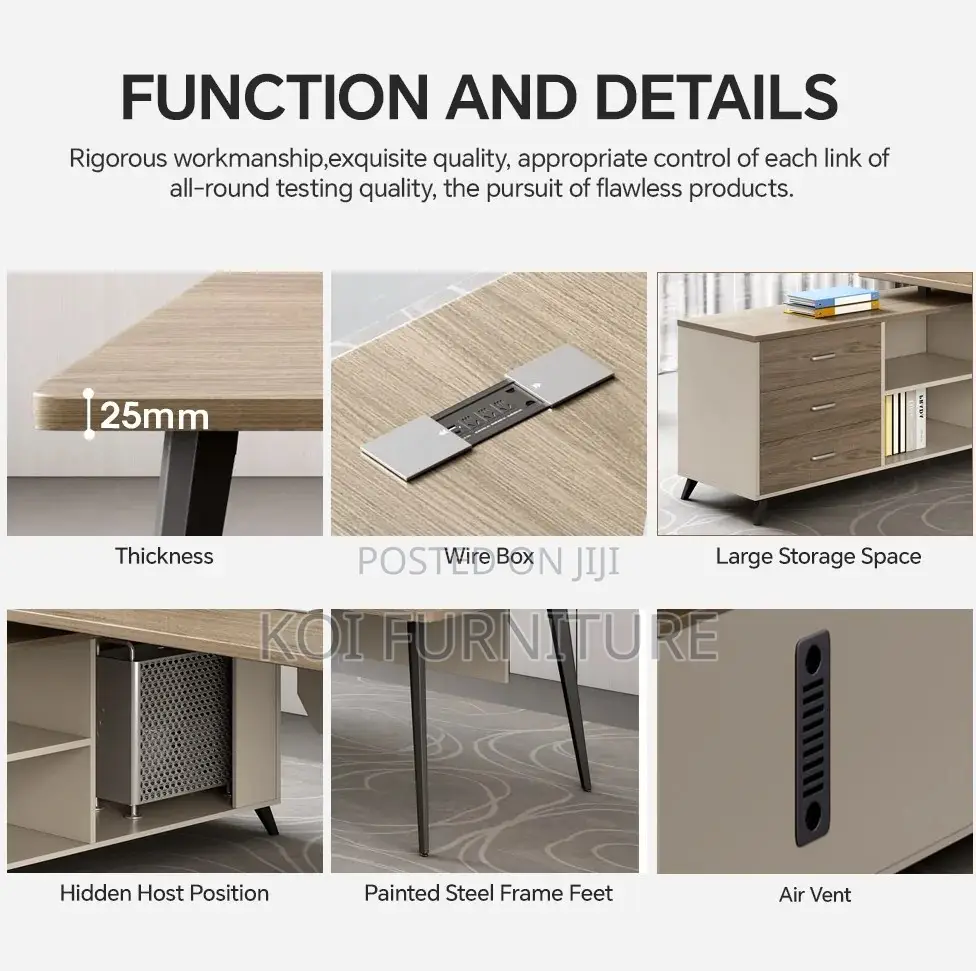 Office Desk; 1800mm Advanced Perfect Productive Desk