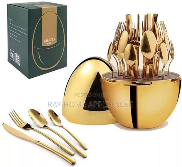 36pieces Executive Egg-Shaped Cutlery Set