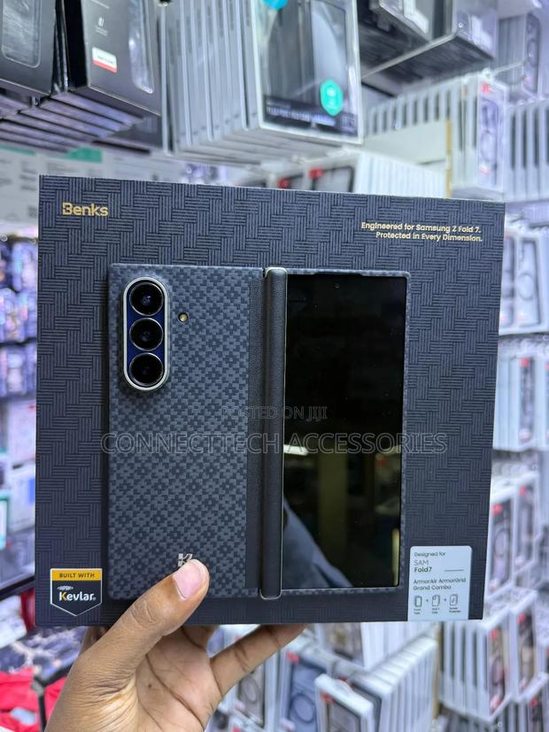 Samsung Galaxy Z Fold 7 Benks Armorair Armorgrid Kevlar Phone Case - main view