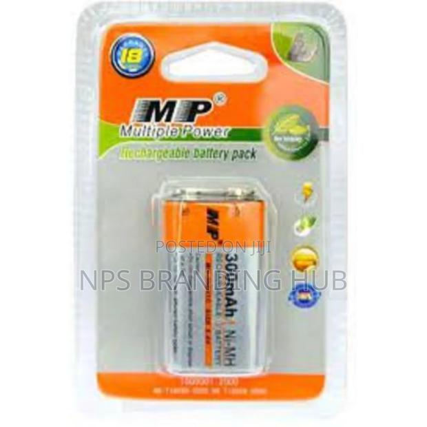 Multiple Power (Mp) Brand 9v Rechargeable Battery - thumbnail 3