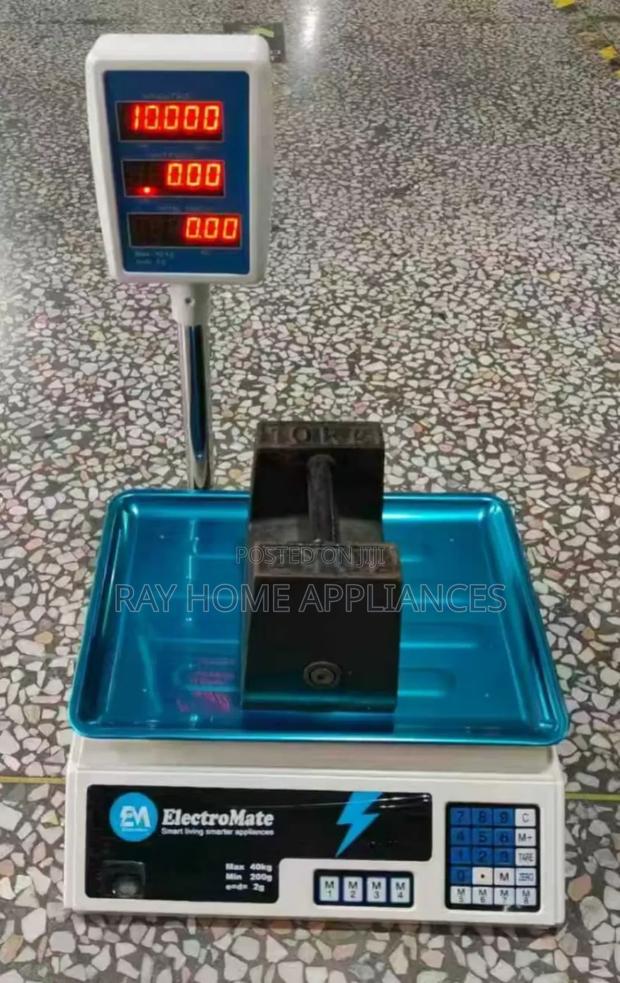 40kgs Electromate Digital Computing Weighting Scale With Arm - main view
