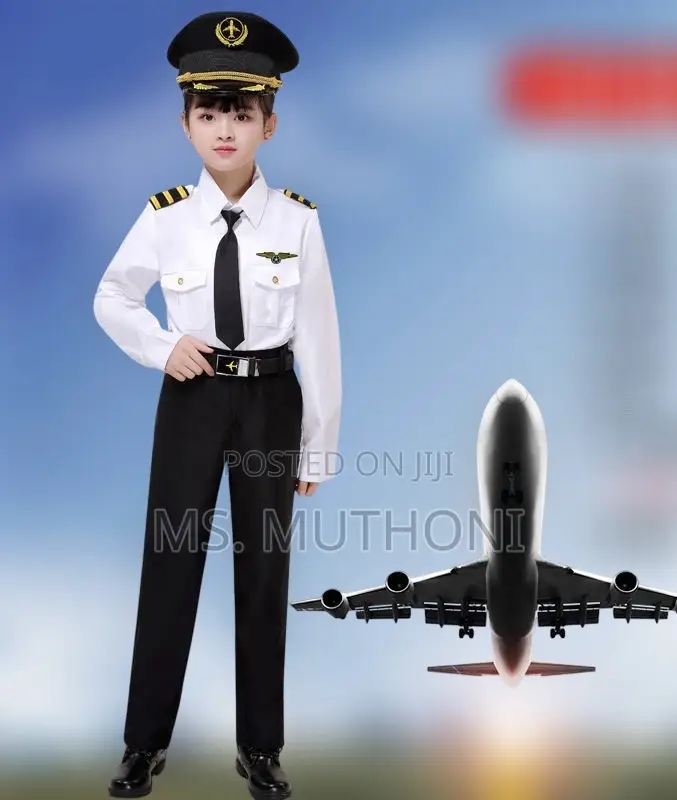 Restocked! Pilot’S CBC Professional Costume (4-12 Yrs )