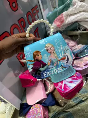 Blue Cartoon Themed Kids Mini Sling Handbags