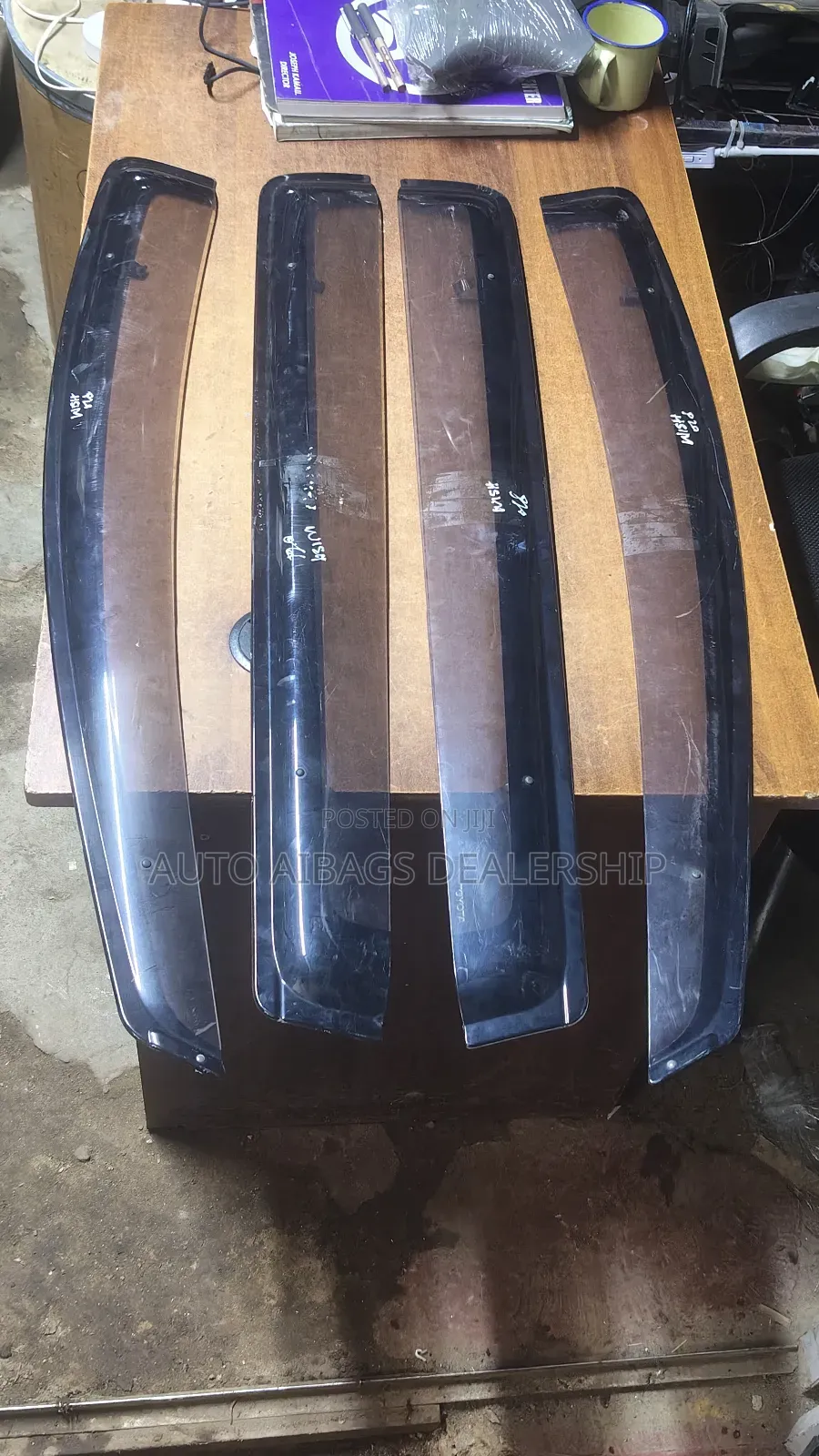 Toyota Wish Model 2005 Windbreakers Full Set
