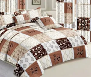 Lattice Retro Floral Duvet Cover