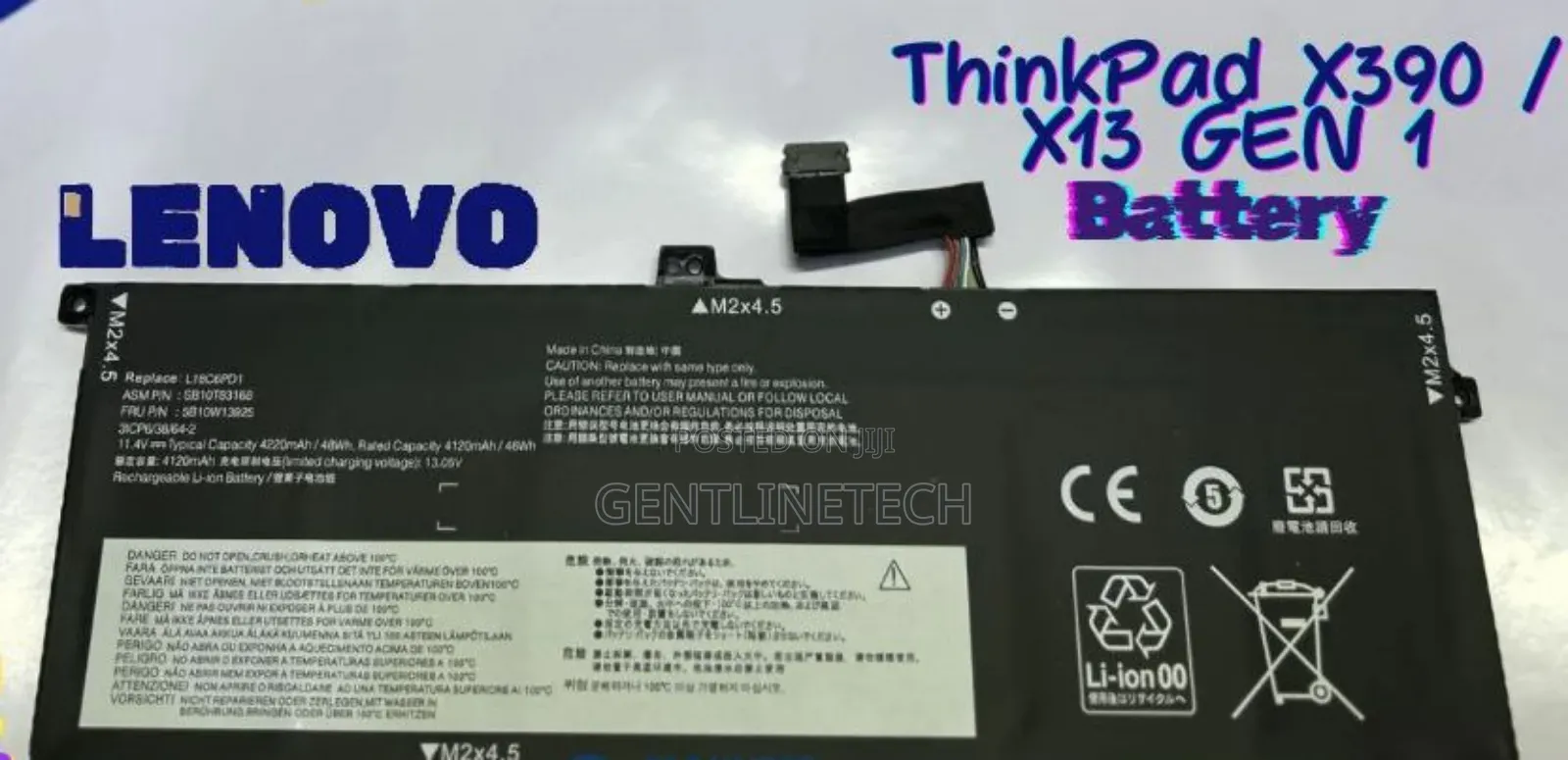 Lenovo Thinkpad X390 / X13 Gen 1 Battery