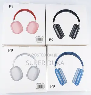 P9 Wireless Bluetooth Headphones - Hifi Stereo Bass Over-Ear Headset