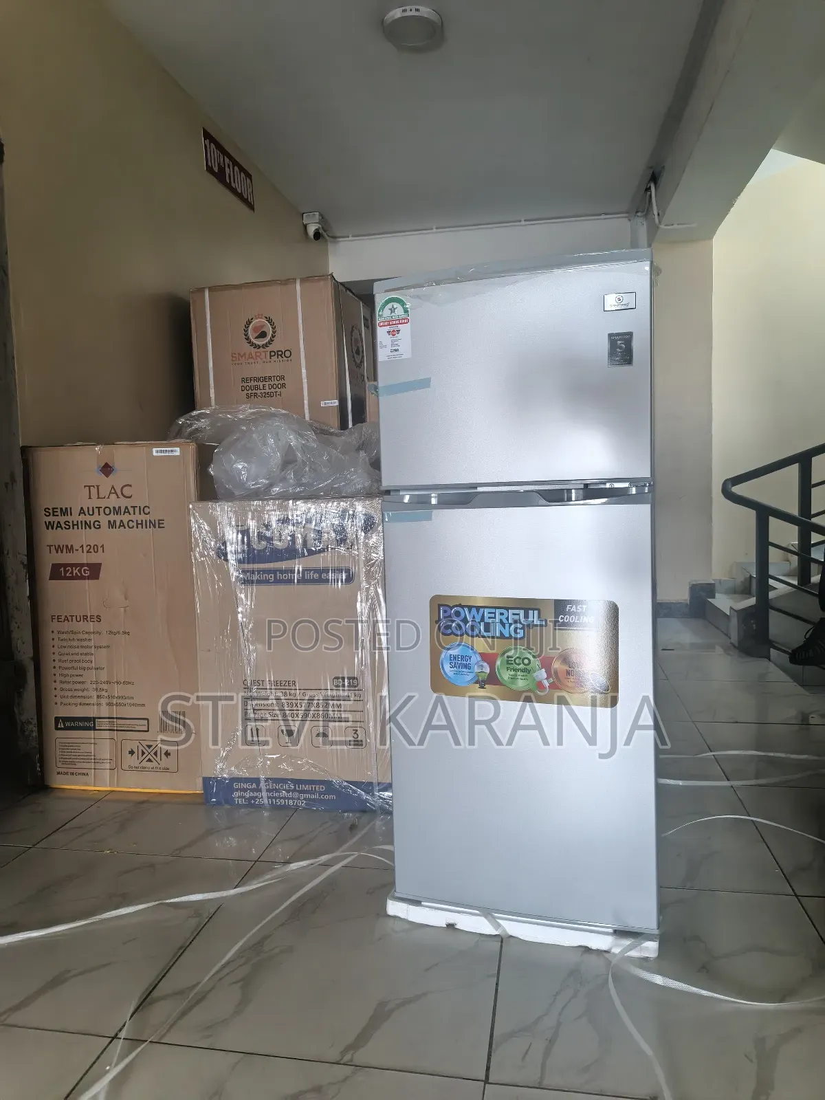 Smartpro 180l Double Door Fridge