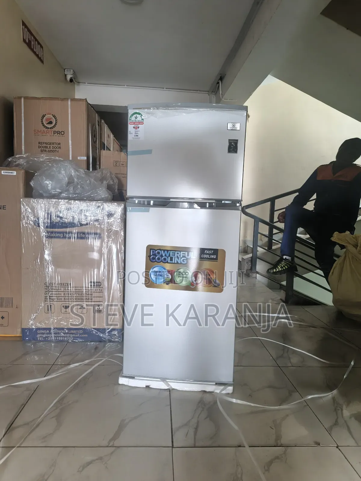 Smartpro 180l Double Door Fridge