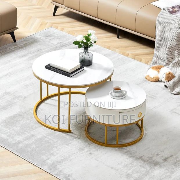 Coffee Table; Dual Home Office Living Room Coffee Table - thumbnail 9