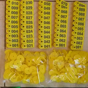 Plastic Livestock Ear Tags for Identification Tracking of Animals