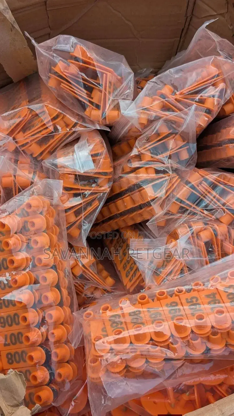 Plastic Livestock Ear Tags for Identification Tracking of Animals
