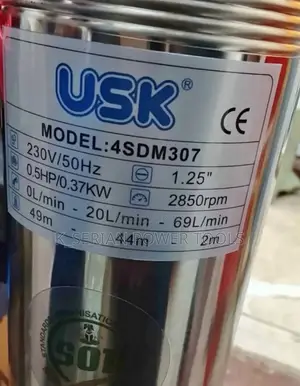 Reliable 0.5hp Usk 69l/Min Submersible Water Pump/0.5hp Submersible