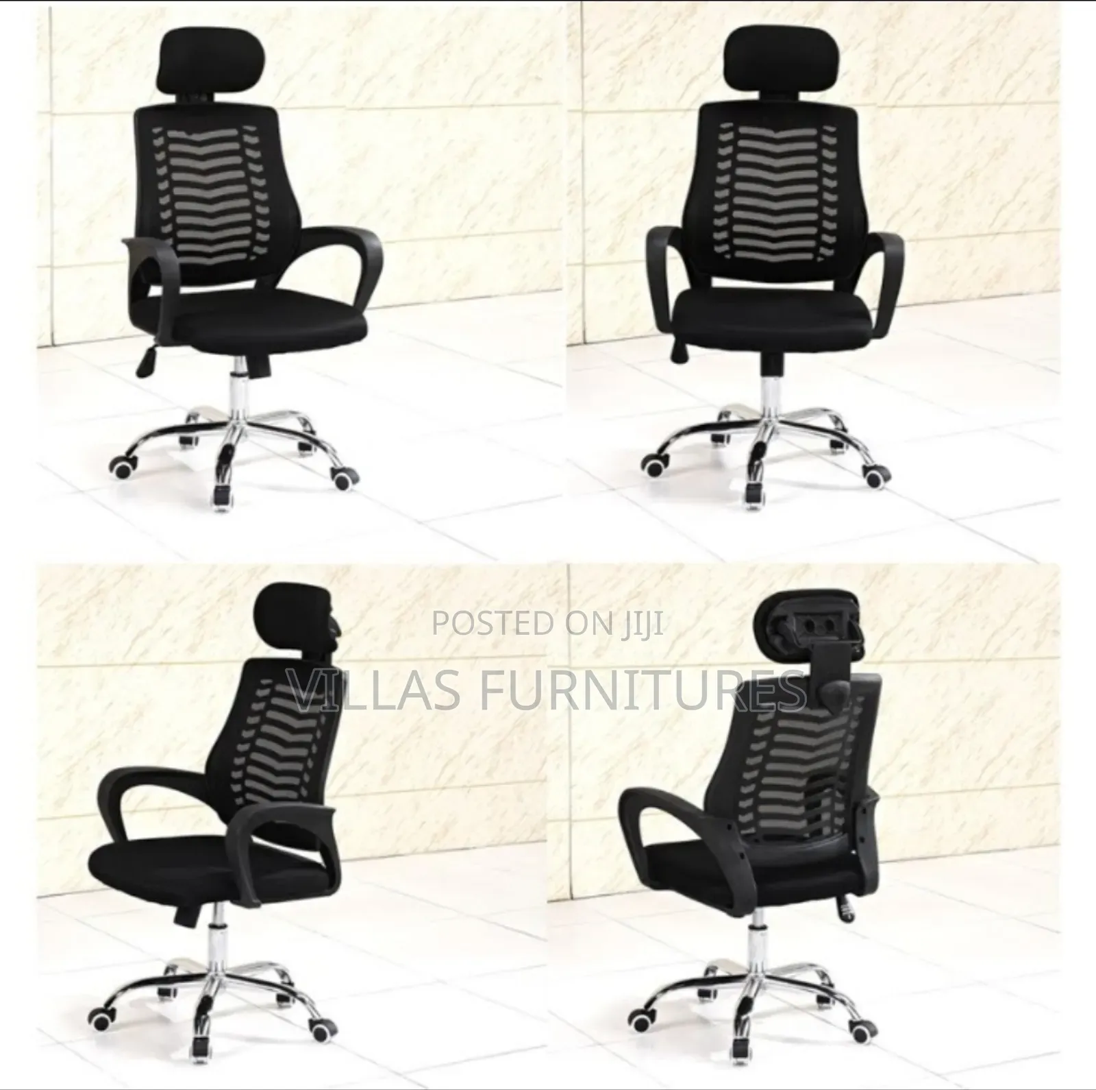 Secretarial Mesh Office Chair -Smooth Movement,Cool Mesh Backrest