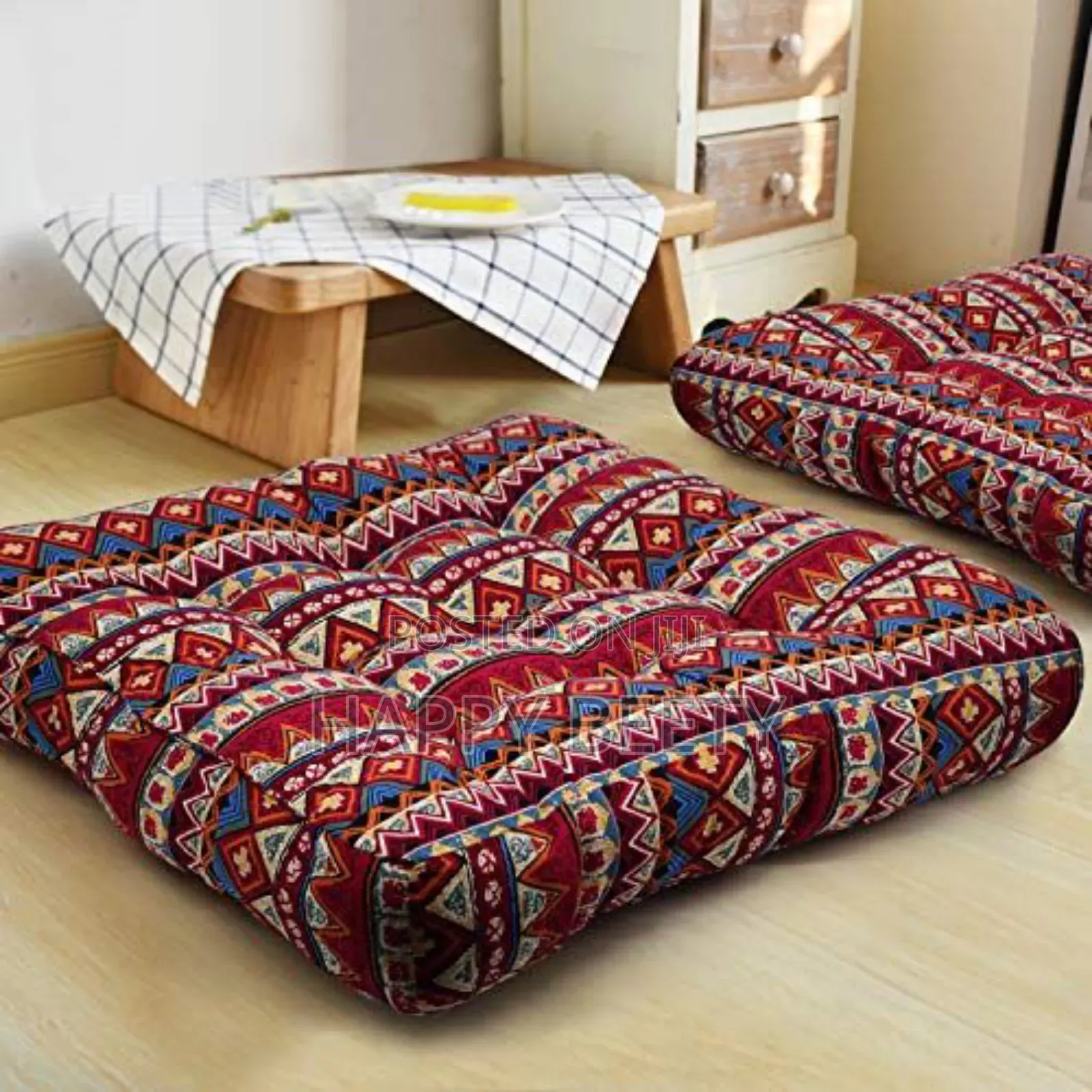 Square Beautiful Prints Floor Cushions