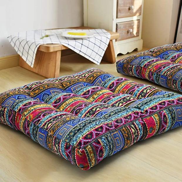 Square Beautiful Prints Floor Cushions - thumbnail 2