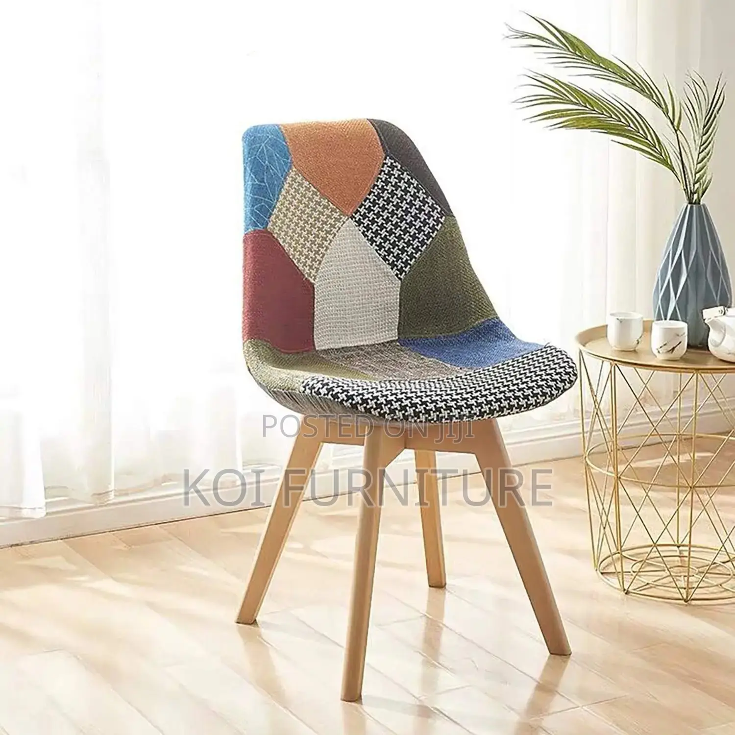 Dining Chairs; Diningeames Chairs With Premuium Fabric Cushion