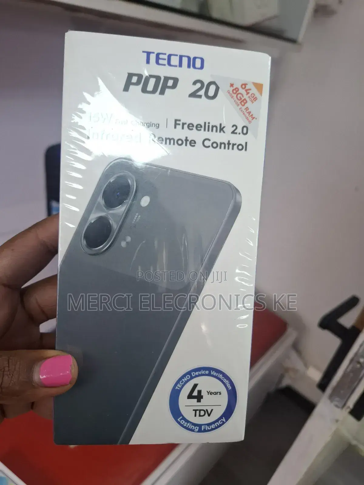 New Tecno Pop 20 64 GB Black