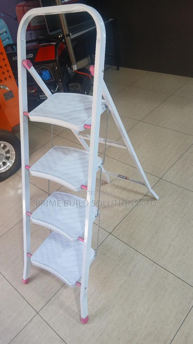 4 Steps Sarayli Metal Practical Ladder - thumbnail 3