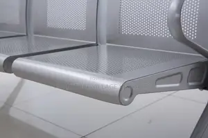 Reception Bench; 3-Seater Metallic Reception Office Waiting Bench
