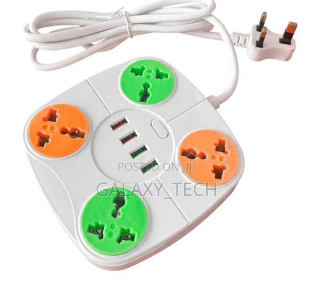 4 Way Extensions With 4 Usb Ports - main view