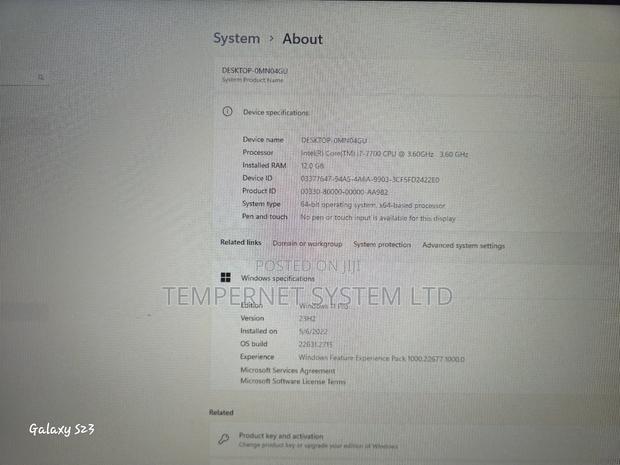 Desktop Computer Asus 16GB Intel Core i7 SSHD+SSD 512GB - thumbnail 16