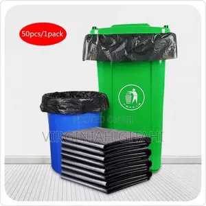 Large Size 50pcs Disposable Garbage/Trash Bags