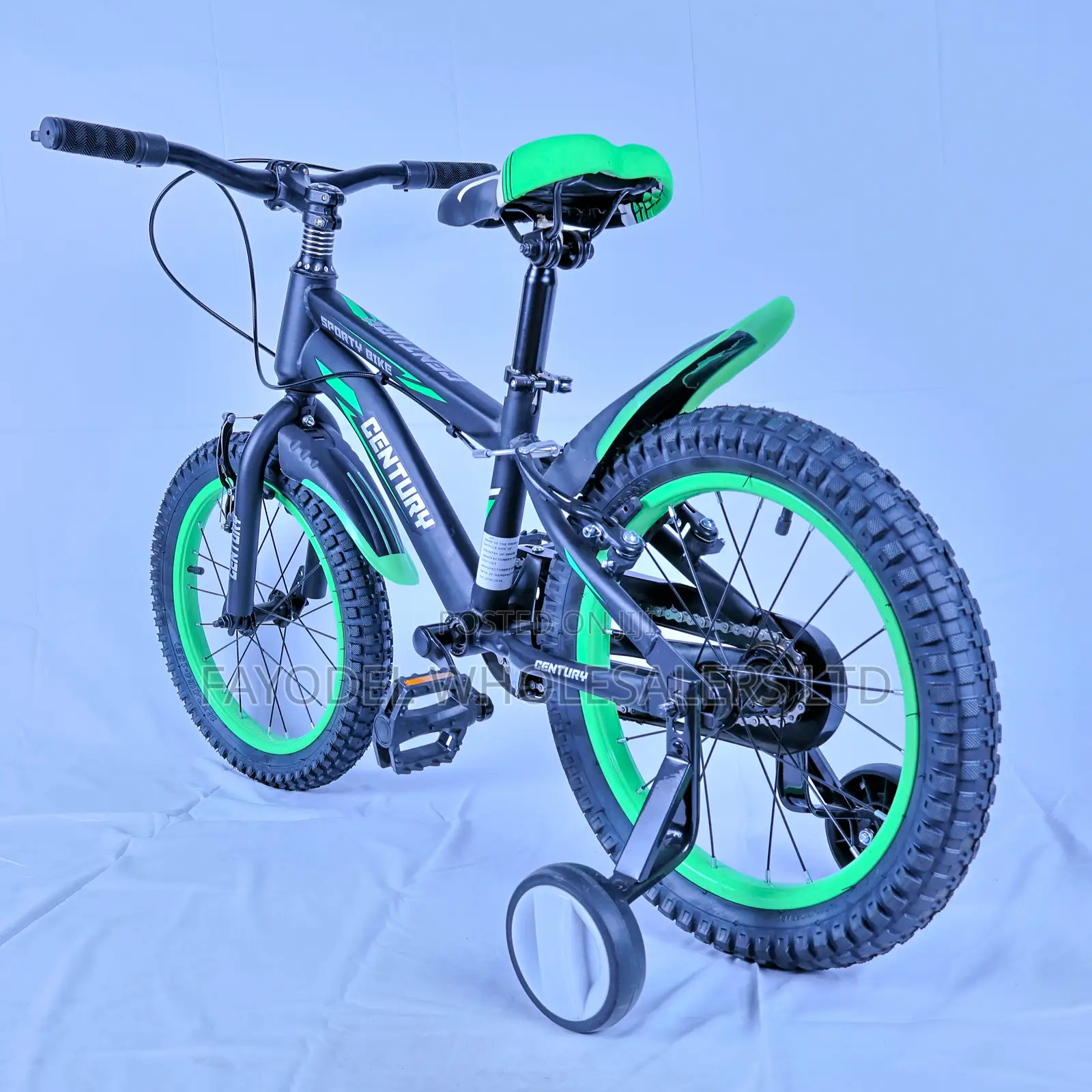 Size 16 Century Bicycle – Black Green