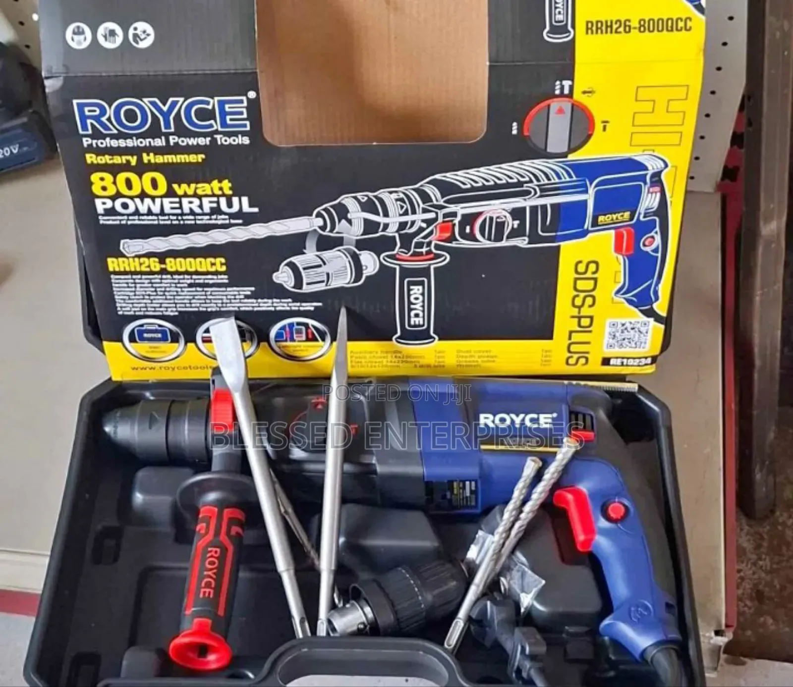 Quality Royce 800 Watts Professional Rotary Hammer Machine