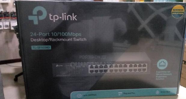 Tp-Link 24-Port 10/100mbps Desktop/Rackmount Switch - Tl-Sf1024d