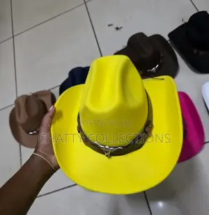 Yellow Timeless Unisex Bull Cowboy Hat Cowgirl Hat